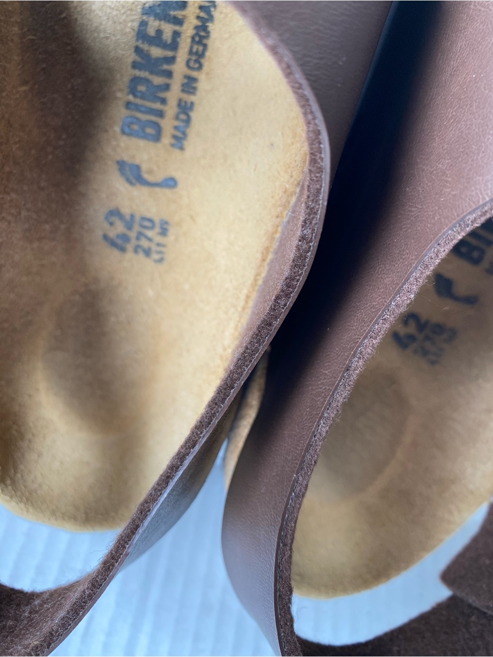 Birkenstock Milano Sandals Dark Brown Birko-Flor Slingback EU 42 / US M9 W11 - Picture 12 of 12